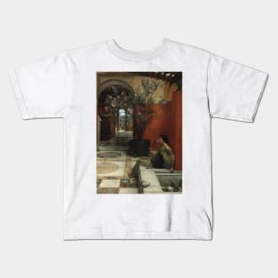 An Oleander by Lawrence Alma-Tadema Kids T-Shirt